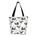 thumbnail image 2 of Kdxio Cool Chicken Women Reusable Grocery Bags Foldable Ripstop,Reusable Shopping Bags for Shopping,Gym,Gift, 2 of 8