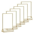 thumbnail image 3 of 6 Pièces Porte-Signes Acryliques Porte-Tables de Restaurant Photo Recto-Verso 7 Pouces, 3 of 9