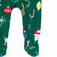 thumbnail image 2 of Baby & Toddler Neutral Green Holiday Family Pajamas, 2 of 5