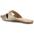 thumbnail image 5 of Journee Womens Enniss Open Side Pointed Toe Mule Flats, 5 of 9