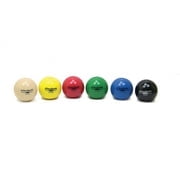 THERABAND Soft Weight Set of 6, 4.5" Ball-Shaped Isotonic Exercise Balls for Physical Therapy, Weighted Ball Set for Pilates, Shoulder Strength & Rehab, Color-Coded, Portable & Easy to Grip