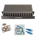 thumbnail image 1 of Neat Patch MINI 1U Low Profile Cable Management Kit - 1 Pack w/ 24 CAT6 Patch Cables (1FT Blue), 1 of 3