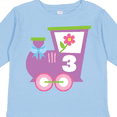 thumbnail image 4 of Inktastic 3rd Birthday Train 3 Year Old Girl Boys or Girls Long Sleeve Toddler T-Shirt, 4 of 5