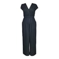 thumbnail image 1 of Ropa Playa Ocean Pacific para Mujer Jumpsuit Sin Manga Cuello V Elastico Cintura Negro Talla G, 1 of 4
