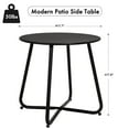 thumbnail image 7 of Yangming Side Table, Round Coffee Tea End Table for Living Room, Bedroom and Balcony, 7 of 7