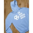 thumbnail image 4 of Tstars Womens Soccer Shirts Sport Eat Sleep Soccer Repeat Soccer Fans Cool Gift Idea for Her Mom Birthday Gift Women Hoodie, 4 of 6