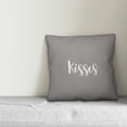 thumbnail image 2 of Creative Products Kisses 16x16 Spun Poly Pillow, 2 of 2