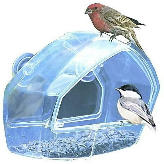 Perky-Pet Birdscapes Clear Window Feeder 348-1 Pack