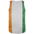 thumbnail image 2 of St Patrick's Day Vintage Irish Map Flag Distressed All Over Mens Tank Top Multi X-LG, 2 of 2
