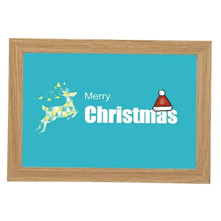 

LED Wooden Painting Light 3-Color Adjustable Brightness USB Powered Christmas Decor for Bedside Living Room Office A5 Size Energy-Efficient Easy Installation