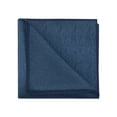 thumbnail image 4 of INSPIRE CHIC Men's Herringbone Textured Pocket Squares with Trim for Suits Formal Navy Blue One Size, 4 of 4