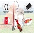 thumbnail image 2 of Flirt Pole for Dogs Extendable Flirt Pole with Fleece Lure Tugs for Dog Outdoor Entertainment Train and Exercise New Coffee, 2 of 7