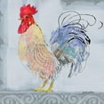 thumbnail image 3 of Gorham, Gregory 12x12 Black Modern Framed Museum Art Print Titled - Good Morning Rooster II, 3 of 5