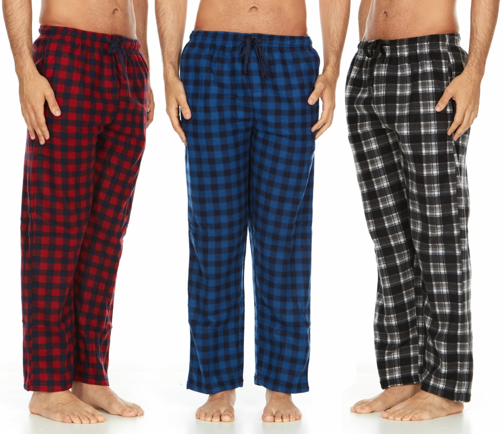 Daresay - DARESAY Multipack of Mens Microfleece Pajama Pants/Lounge ...