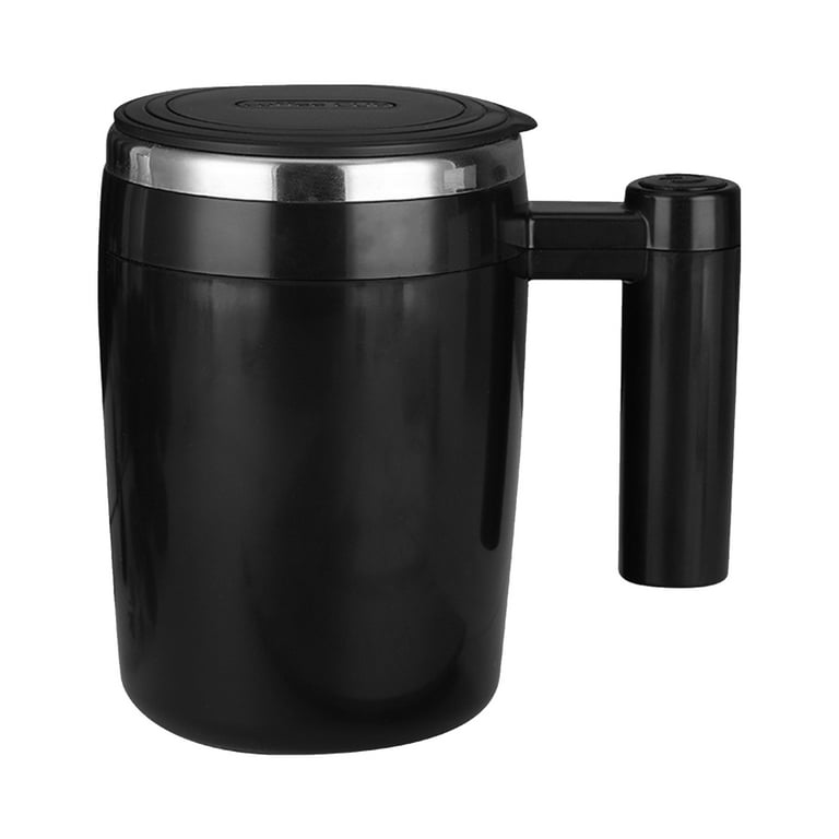 380mL Self Stirring Mug with Lid Automatic Magnetic Stirring Coffee Cup  Electric Stainless Steel Self Mixing Coffee Cup for Coffee Milk Cocoa Hot  Chocolate Tea 