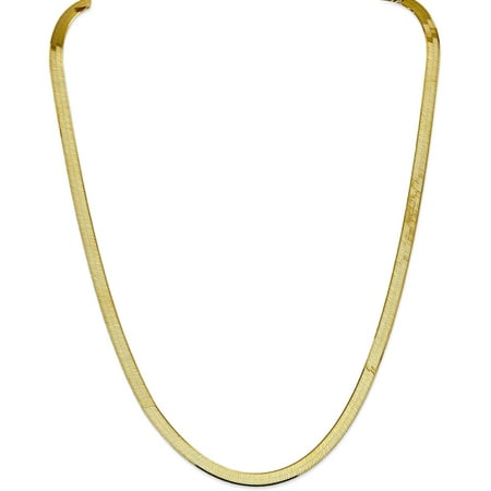 10k 5.5mm Silky Herringbone Chain