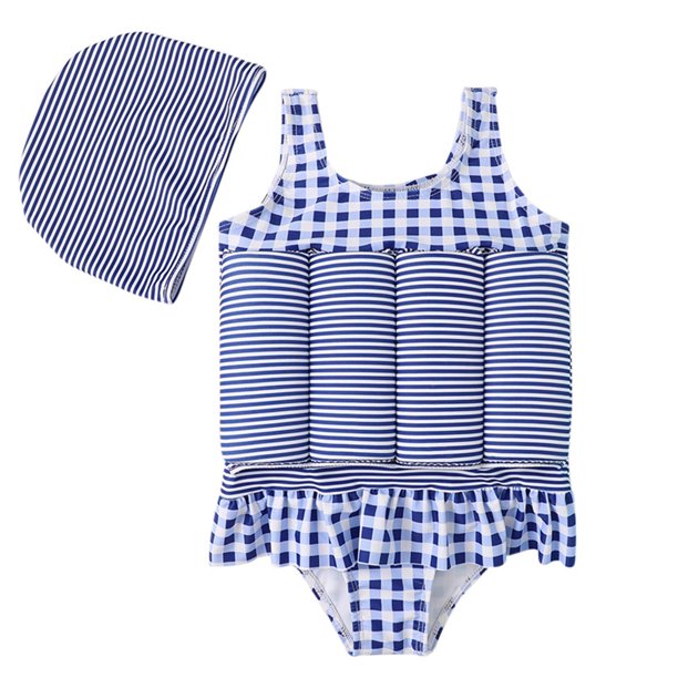 06T Toddler Baby Float Swimsuit Buoyancy Sticks for Girls One Piece Floating Swim Vest Training
