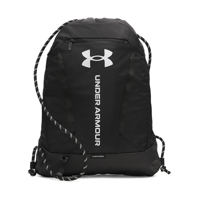Mochila Under Armour Hustle unisex negro/negro/blanco, 22 L
