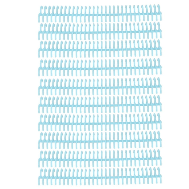 Plastic Binding Rings,10 Pcs Loose Leaf Binding Comb Loose Leaf Binding Spine Maximized Efficiency