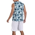 thumbnail image 2 of Naloa Daisies Flowers Basketball Jersey Reversible Men's Mesh Athletic Sports Shirts Training Practice S-4XLXX-Large, 2 of 6