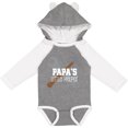 thumbnail image 3 of Inktastic Papa Little Helper Boys Long Sleeve Baby Bodysuit, 3 of 5