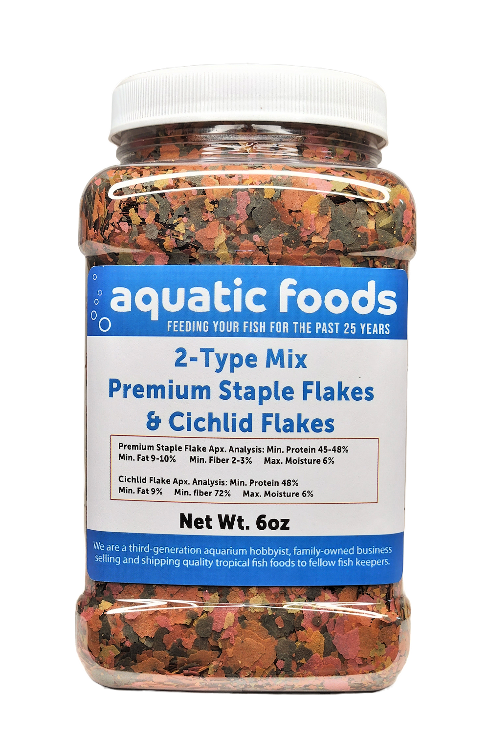 2Type Tropicals's Staple & Cichlid Custom Flake Mix for Cichlids
