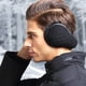 thumbnail image 1 of Orejeras de invierno para hombres y mujeres - orejeras plegables de lana - orejeras para esquí al aire libre - orejeras para la cabeza trasera (cuadrado negro) JAMW Sencillez, 1 of 5