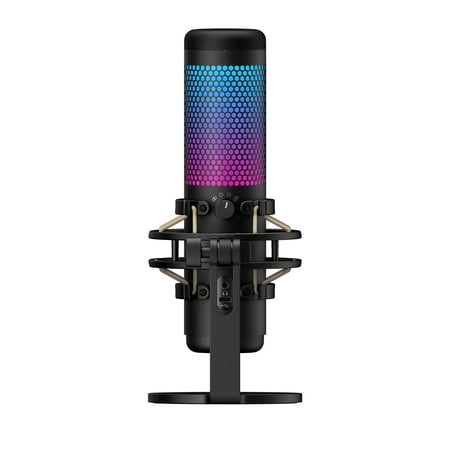 HyperX QuadCast S RGB USB Condenser Microphone - Black