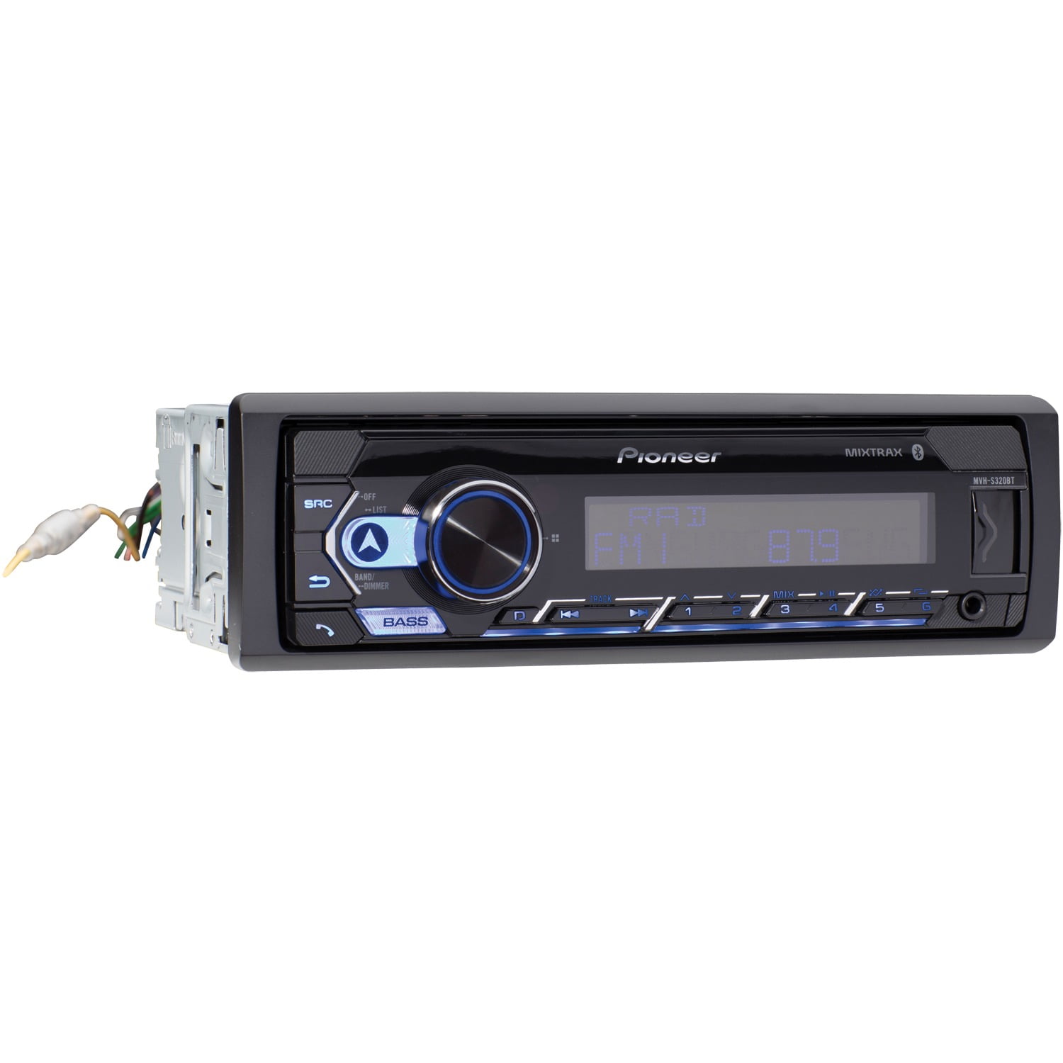 PIONER Mvh-s320bt Usb/fm/aux/mp3 car tape recorder with Bluetooth 4x50 Watt