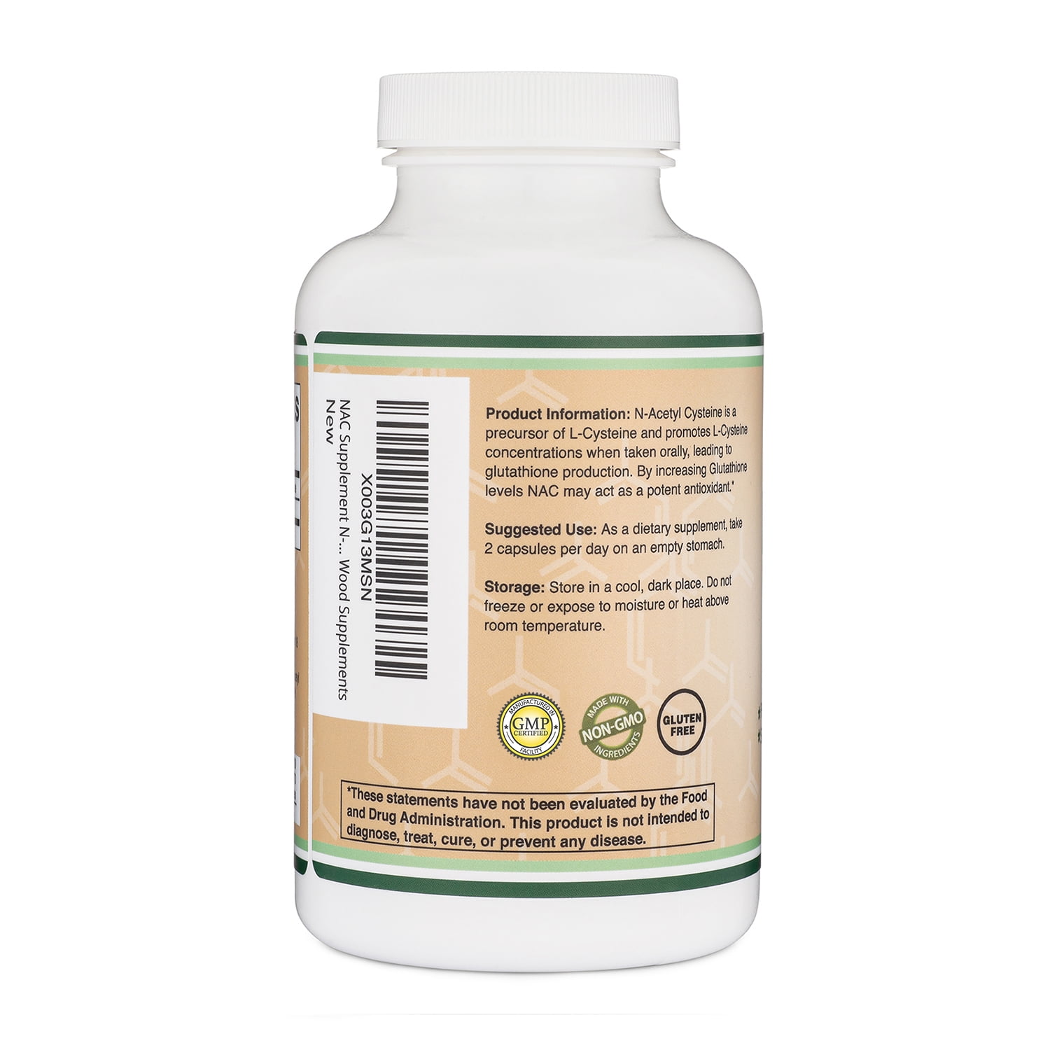 does nac raise glutathione levels N-Acetyl Cysteine (NAC) - 210 x 500 mg capsules Brand_Canagan TrimRX | Does BPC-157 Size:1001RL