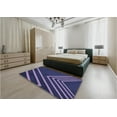 thumbnail image 4 of Ahgly Company Indoor Square Patterned Light Purple Area Rugs, 3' Square, 4 of 6