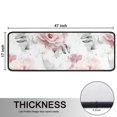 thumbnail image 5 of Kitchen Rugs Sets Of 2,Pioneer Flower Floral Print Pattern Anti Fatigue Kitchen Mat Rugs Non Slip Washable,Decorative Kitchen Floor Mats for Kitchen,Sink,Laundry,17"x47"+17"x47", 5 of 5