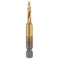 thumbnail image 2 of Lefu 1PC Titanium Plated Hex Shank HSS Screw Thread Metric Tap Drill Compound tap, 2 of 8