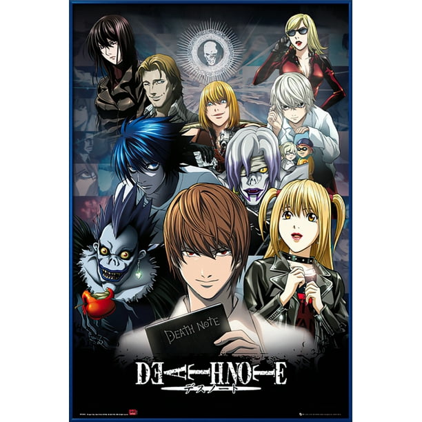Death Note - Framed Manga / Anime TV Show Poster (Character Collage) (Size: 25 Death Note - Framed Manga / Anime TV Show Poster (Character Collage) (Size: 25