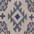 thumbnail image 2 of LR Home Sedona Cotton Poly Filled Pillow in Blue/Gray, 20" x 20", 2 of 8
