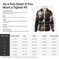 thumbnail image 5 of Lsque Gold Pattern Black Skull UPF 50+ Lightweight Sun Protection Men's Women's Long Sleeve Shirt, Hoodie Performance -Medium, 5 of 9