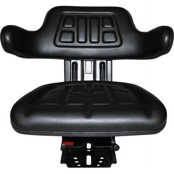 Black Tractor Suspension Seat Fits Ford / New Holland 5000 5600 5610 5900 5910