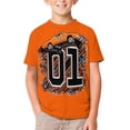 thumbnail image 4 of Boys Girls Dukes Orange Car Haz-zard T-Shirt Crewneck Short Sleeve Tee Shirt Tops for Kids Teens, 4 of 8