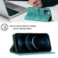 thumbnail image 4 of Compatible with iPhone 12 Pro Max Classic Embossed PU Leather Case with Card Holder Shockproof Cover, 4 of 5