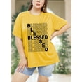 thumbnail image 5 of XCHQRTI Womens Plus Size Graphic Tees Faith T-Shirts Christian Tshirt Casual Short Sleeve Tops, 5 of 9