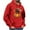 Red, variant on VBTAPA Fall Pumpkin Sweatshirt for Men 2026 Thanksgiving Hoodie Funny Turkey Print Long Sleeve Drawstring Hooded Sweatshirt Loose Casual Kangaroo Pocket Hoodies Black M