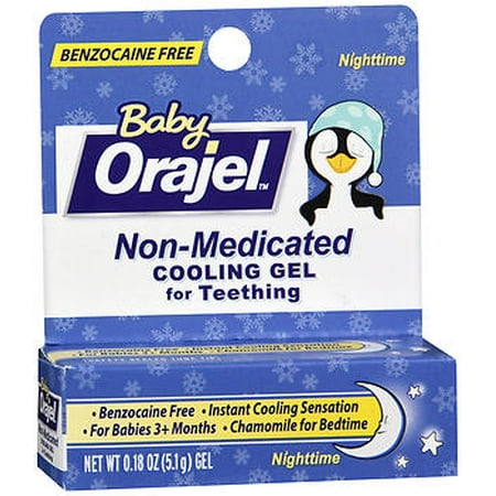 baby orajel  medicated cooling gel  teething nighttime  oz