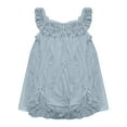 thumbnail image 5 of XIAONU Womens Lace Ruffle Trim Chemise Loose Fit Sleeveless Square Neck Nightgown Soft Feminine Sleep Nightdresses, 5 of 5