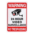 thumbnail image 1 of Uxcell 1-Pack Señal de Vigilancia por Video 24 Horas, 10" x 7" Señal de Advertencia Reflectante de Aluminio para Casa/Negocio, 1 of 1