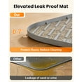 thumbnail image 4 of Extra Large Cat Litter Mat, 47" x 37" Grey Silicone Waterproof Soft Design, 4 of 9