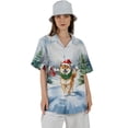 thumbnail image 4 of Hello Winter Shiba Inu Frosty Morning Walk Welcome Snowy Christmas Hawaiian Shirt Breathable Summer Unisex Merch Shibas Dog Lovers Gifts Idea - 02018, 4 of 6