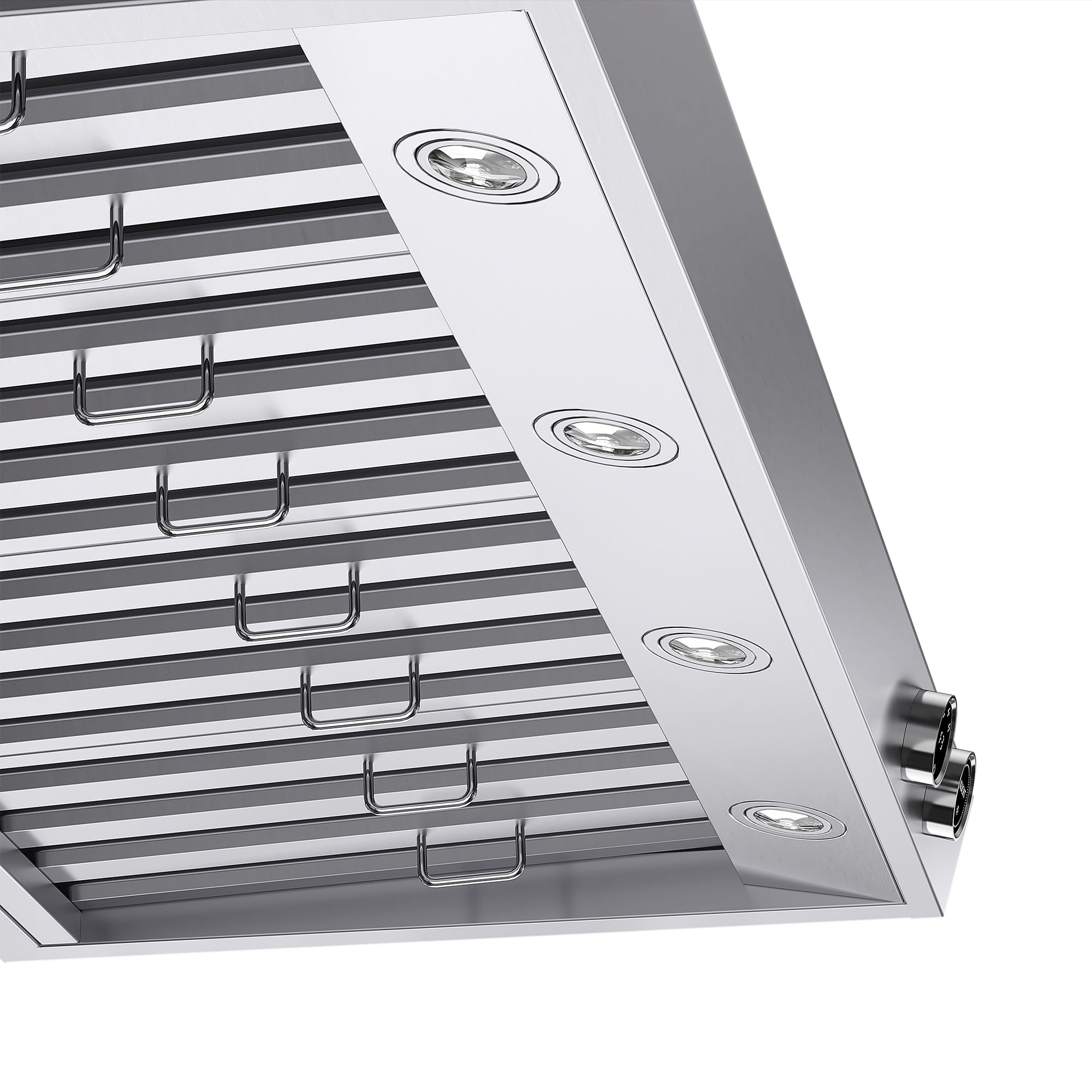 48 in. 900 CFM Ducted Wall Mount Range Hood in Stainless Steel
