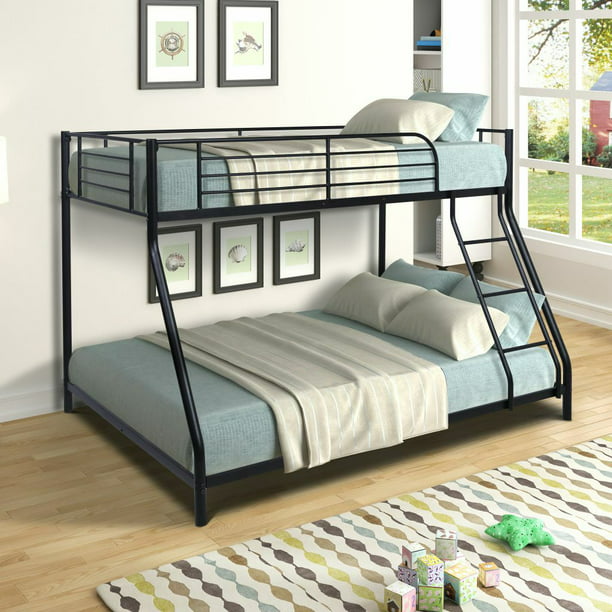 Twin Over Full Metal Bunk Bed, How Tall Are Twin Bunk Beds