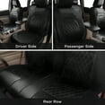 thumbnail image 6 of OTOEZ Universal Car Seat Cover Breathable PU Leather 5 Seats Full Set Waterproof Cushion Fit Most Honda Toyota Chevy Ford Nissan Vehicle Truck SUV, 6 of 10