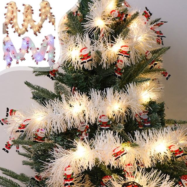 LED Christmas Ribbon Copper Lights Ambient Lights String Christmas String Lights Party Decoration Lights Woolen Strip Color Lights, LED String Lights, Copper Color Lights, Woolen Strip, Warm